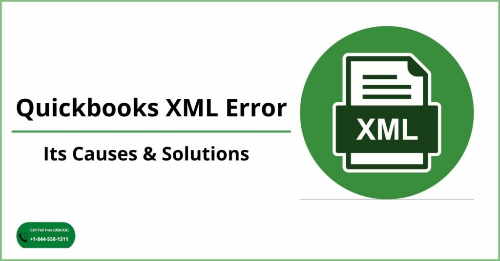 QUICKBOOKS XML ERROR