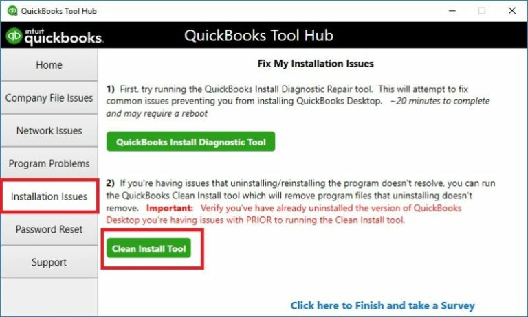 Quickbooks installation issues