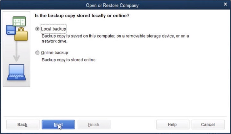 how to restore a portable file in quickbooks