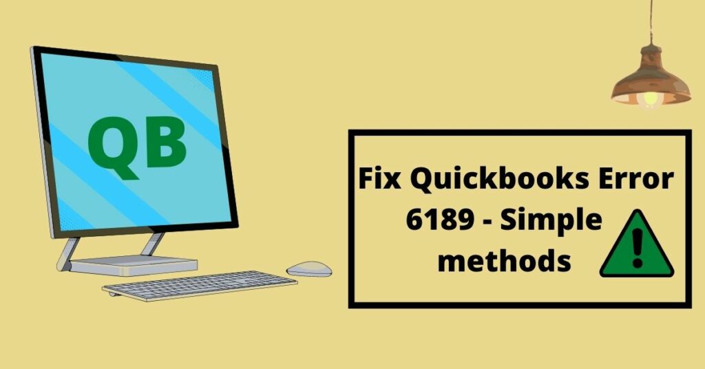 fix QuickBooks error 6189