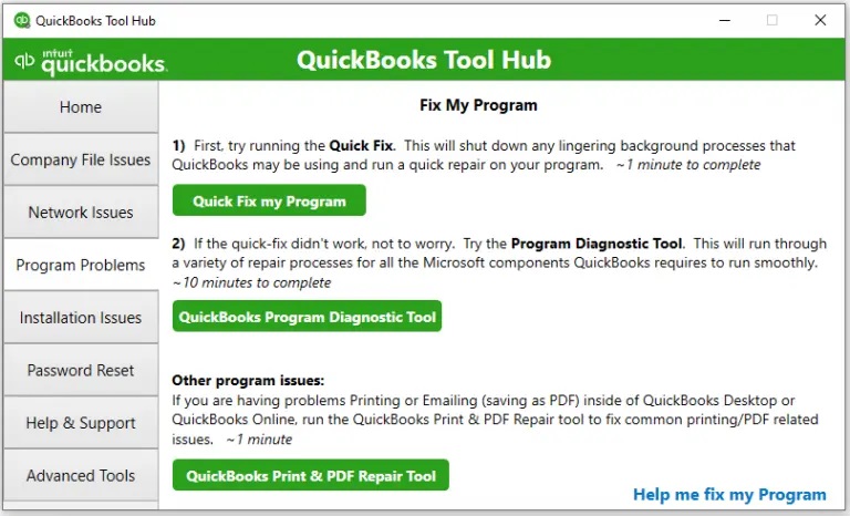 Error 1603 Quickbooks : diagnostic tool 