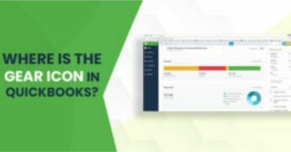 where is the gear icon in QuickBooks : gear icon