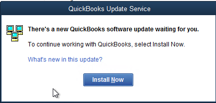 QuickBooks update service
