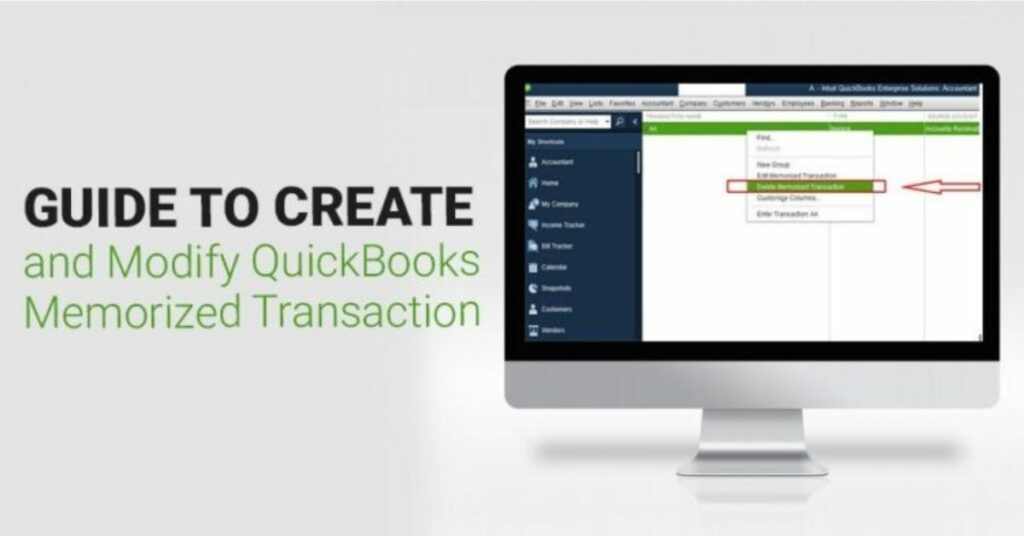 QuickBooks Memorized Transactions