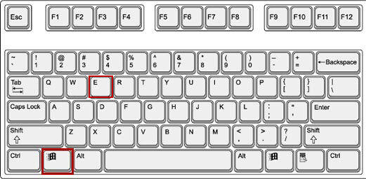 Press WIndws + E keys on yiur keyboard