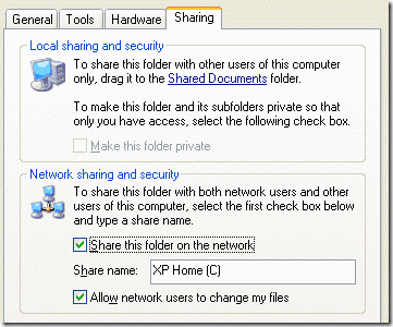 QuickBooks error 1303- Turn off Simple File Sharing