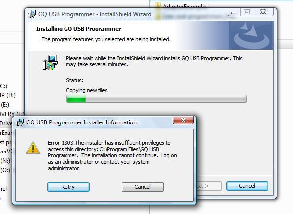 QuickBooks error 1303 - Qb Installer program