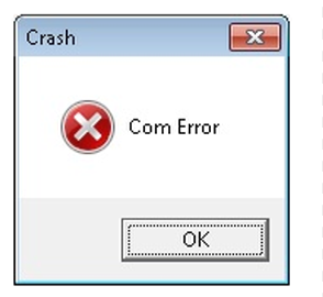 Crash Com Error 