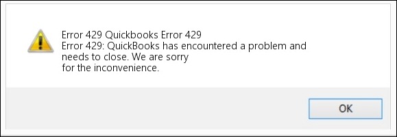 QuickBooks Error 429 Message Code