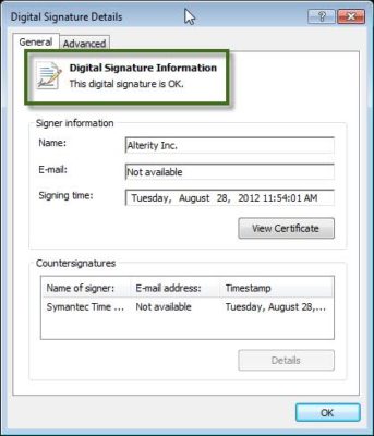 Download A Digital Signature Certificate to fix QuickBooks Payroll Error 15301