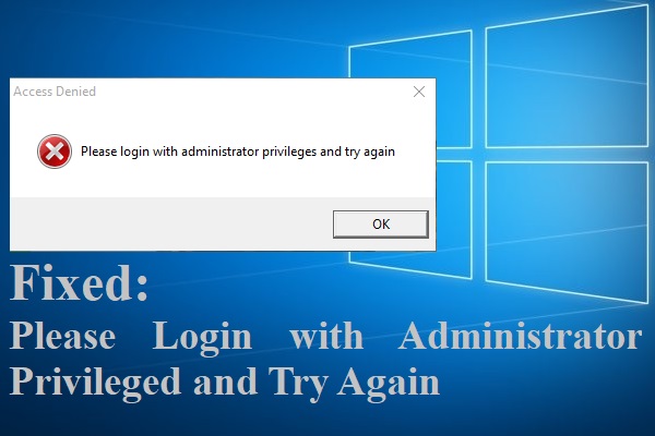 Try to Sign in as Admin in your Computer